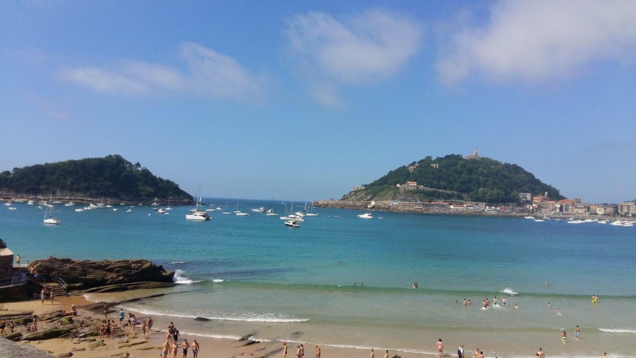 Ondarreta Beach Apartment Con Parking Free Y Aire Acondicionado San Sebastian Exterior photo